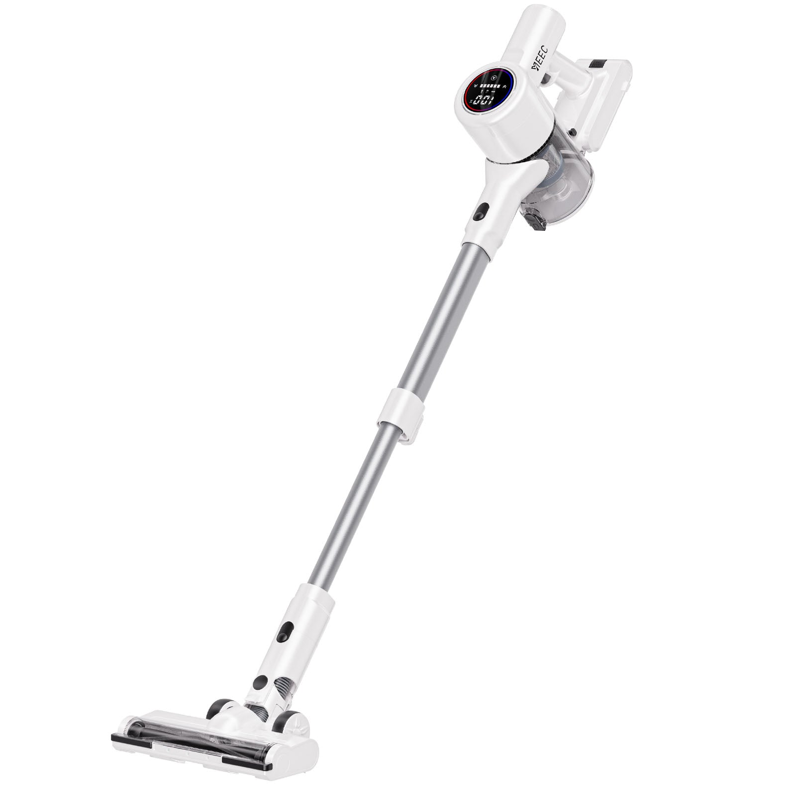 掃除機 コードレスYIEEC コードレス掃除機 軽量 サイクロン 絡まないヘッド 伸縮パイプ 550Ｗ 3段吸引力 HEPA多重濾過着脱式バッテリー フロア/カーペット/カーテン/ソファ/本棚/車に PSE認証済み 3年保証